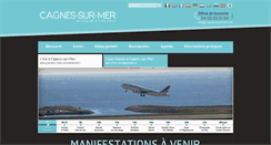Desktop Screenshot of cagnes-tourisme.com